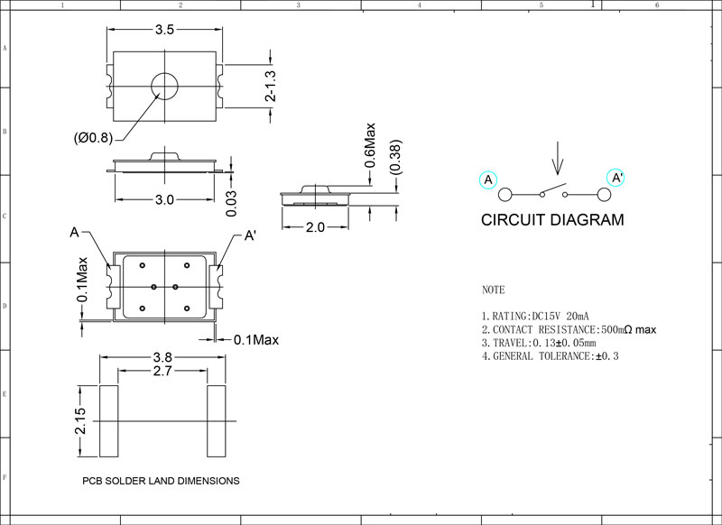 手機輕觸開關(guān)設(shè)計圖紙