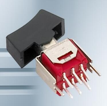 R48-202R2六腳兩檔立式尖腳鈕子開關(guān)