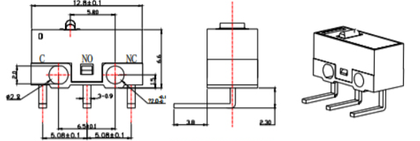 插班型端子微動開關(guān)