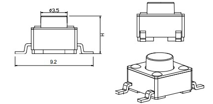 輕觸開(kāi)關(guān)結(jié)構(gòu)